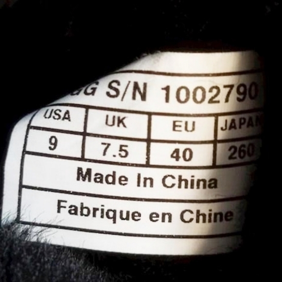 UGG Zebra Design SZ 9 Boots #1002790 Haircalf Leather Classic Short - Picture 8 of 10